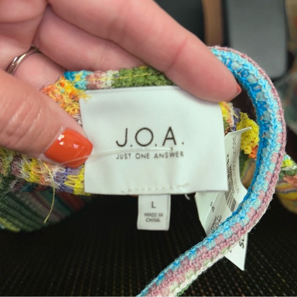 J.O.A. Colorful Knit Sweater - Picture 4 of 5